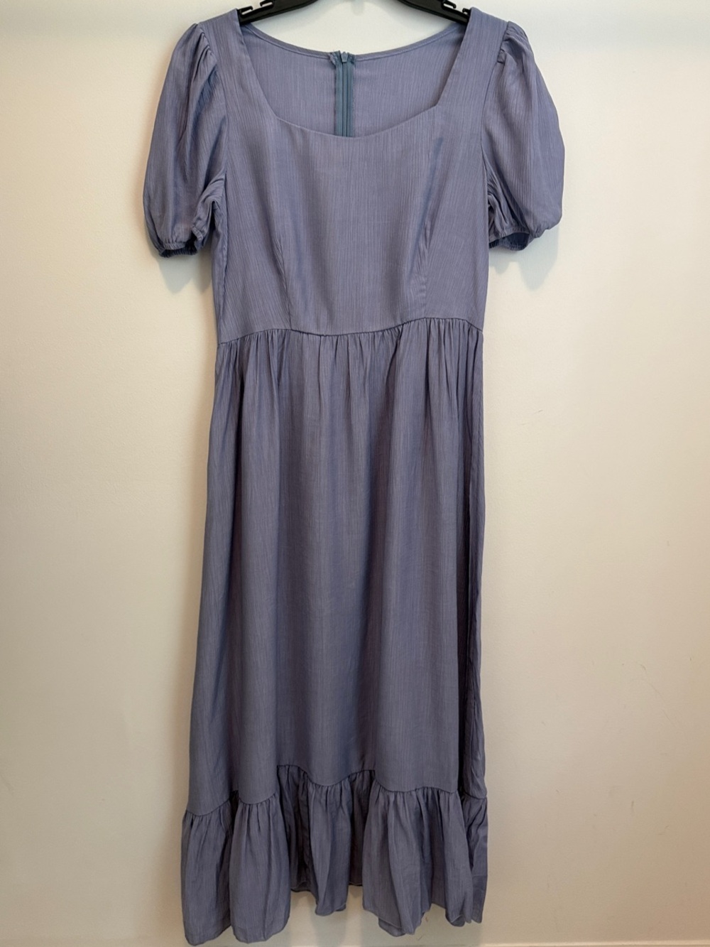 Square Neck Puff Sleeve Dress